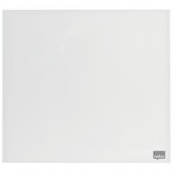 Pizarra magnética de cristal NOBO 300x300 mm, blanco