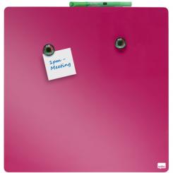 Pizarra magnética NOBO 360x360 mm, fucsia