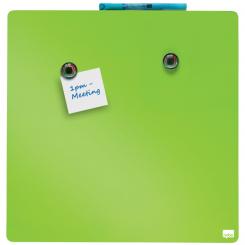 Pizarra magnética NOBO 360x360 mm, verde