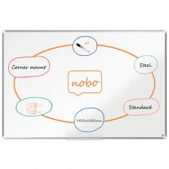 Pizarra NOBO Premium Plus acero lacado 1500x1000mm, blanco