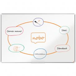 Pizarra NOBO Premium Plus acero lacado 1800x1200mm, blanco
