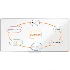 Pizarra NOBO Premium Plus acero lacado 1800x900mm, blanco