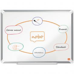 Pizarra NOBO Premium Plus acero vitrificado 600x450 mm, blanco