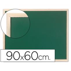 Pizarra Verde Q-CONNECT Marco De Madera 90X60 sin Repisa