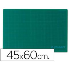 Plancha para corte Q-CONNECT DIN A2 3 mm grosor color verde