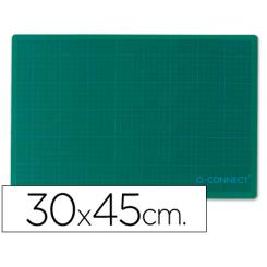 Plancha para corte Q-CONNECT DIN A3 3 mm grosor color verde