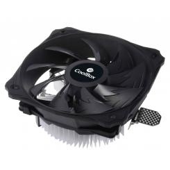 CoolBox Plannar 120 Procesador Air cooler Aluminio, Negro