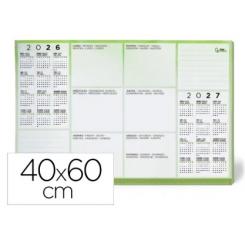 Planning sobremesa semanal LIDERPAPEL 40x60 cm 80 gr 60 hojas 2026-2027