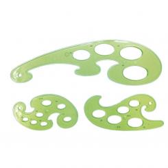 Plantilla Makro Curvas Plastico/3U.