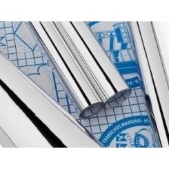 Plastico Adhesivo Sadipal Pp Metaliz.50µ Rollo 0,5 X  3 M Plata