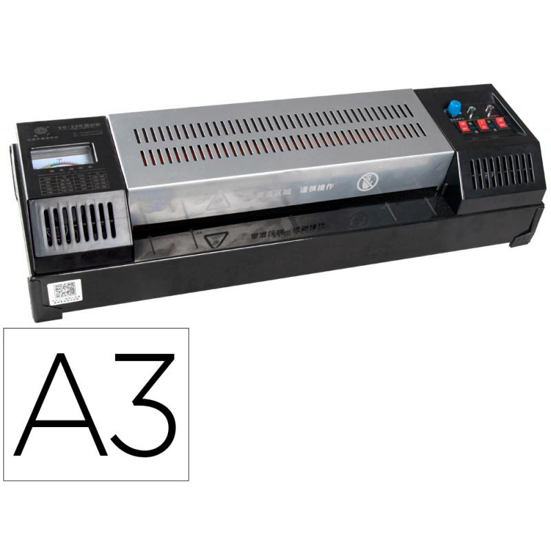 plastificadora-q-connect-kf16918-profesional-rugerizada-caliente-din-a3-cuatro-rodillos-hasta-200-micras