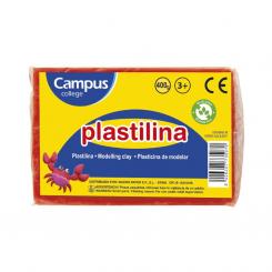 Plastilina Campus  grande 400G Rojo