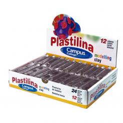 Plastilina Campus Pequeña 60G Negra