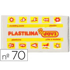 Plastilina Jovi 70 Pastilla 50 Gr. Blanca Unidad