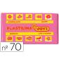 Plastilina Jovi 70 Pastilla 50 Gr. Rosa Unidad