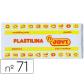 Plastilina Jovi 71 Pastilla 150 Gr. Blanca Unidad