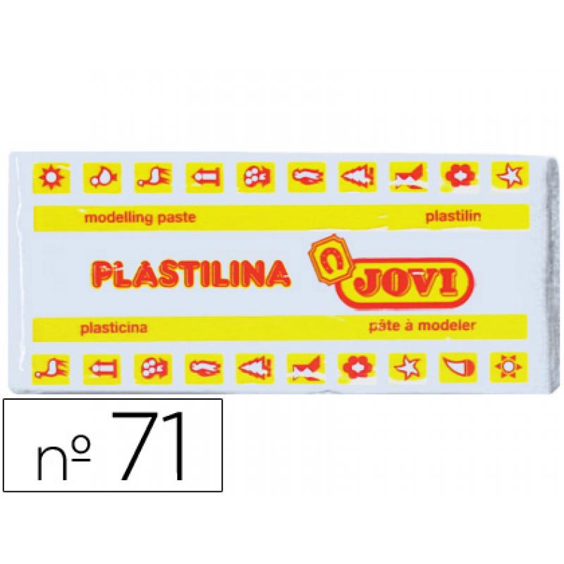 Plastilina Jovi 71 Pastilla 150 Gr. Blanca Unidad