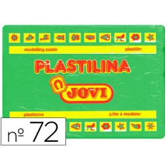 Plastilina Jovi 72 Pastilla 350 Gr. Verde Claro UNIDAD