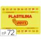 Plastilina Jovi 72 Pastilla 350 Gr. Amarillo Claro UNIDAD