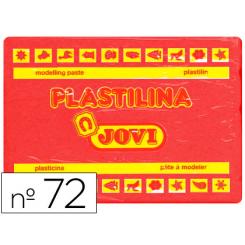 Plastilina Jovi 72 Pastilla 350 Gr. Rojo UNIDAD