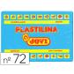 Plastilina Jovi 72 Pastilla 350 Gr. Azul Claro UNIDAD