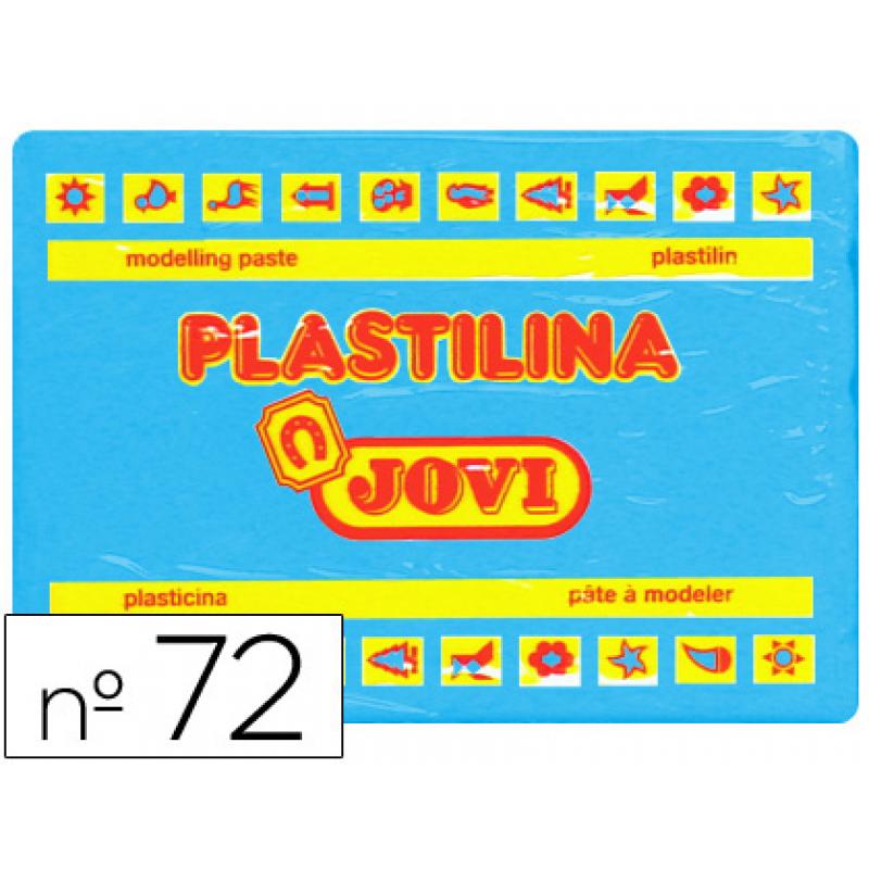 Plastilina Jovi 72 Pastilla 350 Gr. Azul Claro UNIDAD