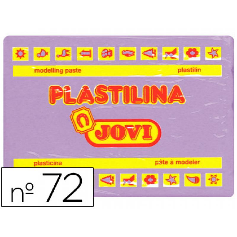Plastilina Jovi 72 Pastilla 350 Gr. Lila Caja UNIDAD