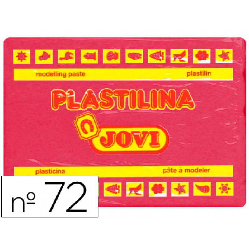Plastilina Jovi 72 Pastilla 350 Gr. Rubí UNIDAD