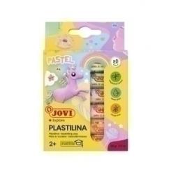 Plastilina Jovi 90 Pastel Barra 15 Gr. Estuche De 6