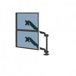 FELLOWES Brazo para monitor doble en vertical Platinum Series Negro