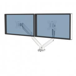 FELLOWES Brazo para monitor doble Platinum Series Blanco
