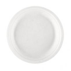 Platos BIONIC diámetro 15.5x1.4cm blanco bagazo (1000 uds)