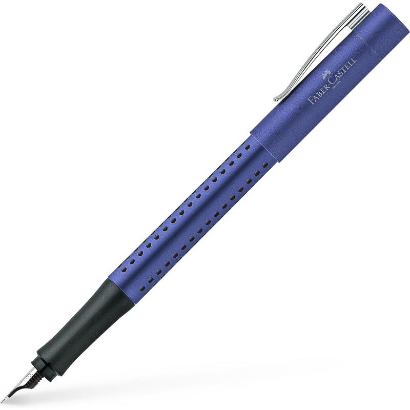 Pluma FABER-CASTELL Grip 2011 Azul Meta.