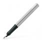 pluma-faber-castell-grip-2011-trazo-medio-metalico-plateado