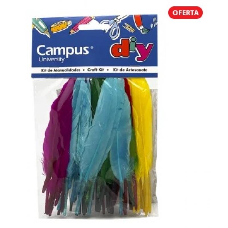 plumas-de-oca-de-colores-para-manualidades-campus-university-bolsa-con-50-plumas-colores-surtidos