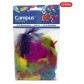 plumas-de-pavo-de-colores-para-manualidades-campus-university-bolsa-50-plumas-colores-surtidos
