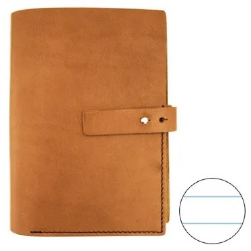 plus-office-agenda-de-piel-marron-claro-con-rayado-horitontal