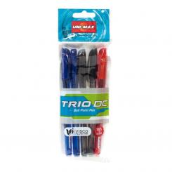 Plus Office bolígrafo Unimax Trio 2A-2N-1R / Bolsa 5 Uds