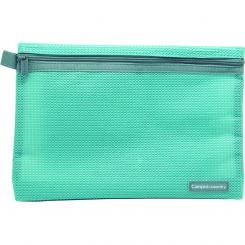 Plus Office Bolsa Multiuso A5 con Cremallera Azul