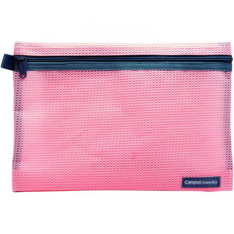 plus-office-bolsa-multiuso-a5-con-cremallera-rosa