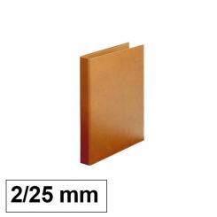 Plus Office Carpeta Cuero Forrada MK 4º 2 anillas 25 mm