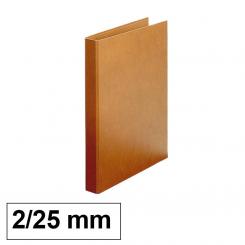 Plus Office Carpeta Cuero Forrada MK Folio  2 anillas 25 mm