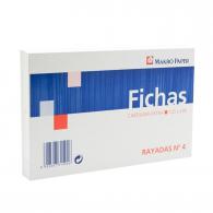 Plus Office Fichas Rayadas 125X200 N4 100U