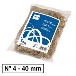 Plus Office Gomas Elasticas N° 4 40  mm  Bolsa 1 kg