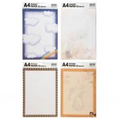 Plus Office Papel A4 4Diseños Surt. 80G/Blist.25H