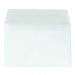 Plus Office Sobre MK 120X176 sin ventana con tira silicona solapa recta Blanco / 10 Uds