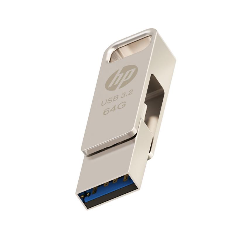 pny-hpfd206c-64-unidad-flash-usb-64-gb-usb-type-a-usb-type-c-32-gen-2-31-gen-2-plata