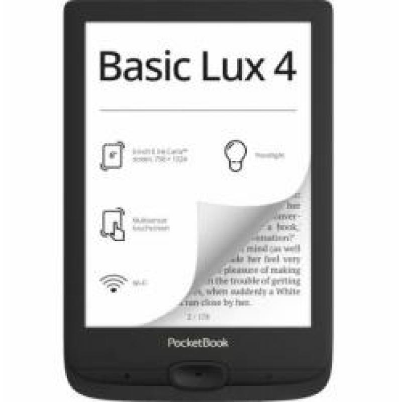 PocketBook Basic Lux 4 Lector de Libros Electrónicos 6' 8GB Negro