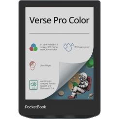 PocketBook Verse Pro Color lectore de e-book Pantalla táctil 16 GB Wifi Negro, Azul