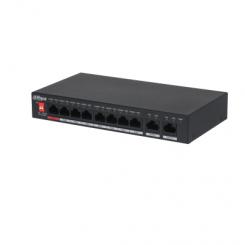 Dahua Technology PoE PFS3010-8ET-96-V2 switch No administrado Gigabit Ethernet (10/100/1000) Energía sobre Ethernet (PoE) Negro